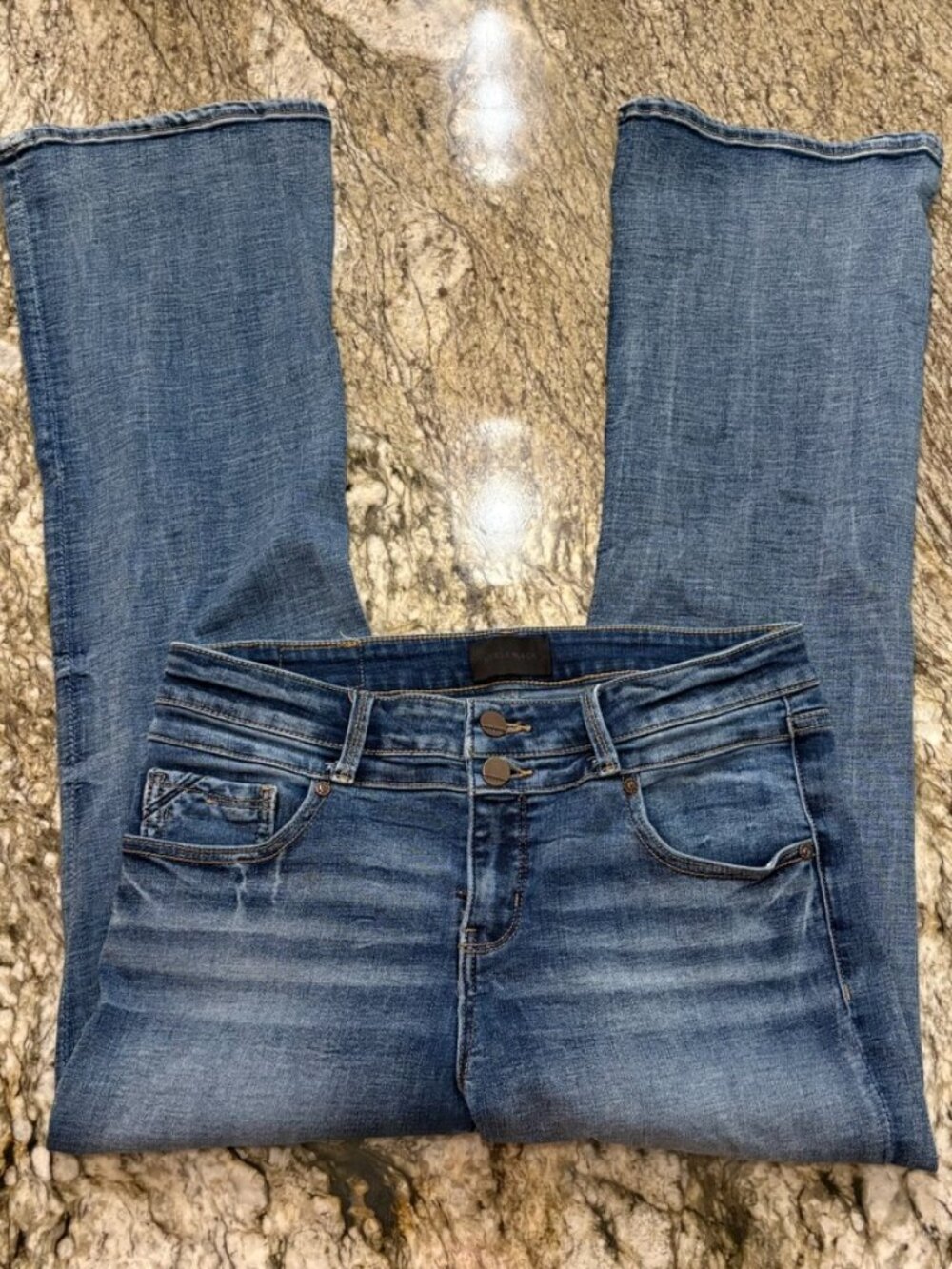 Buckle Black Bootcut Dark Wash Jeans